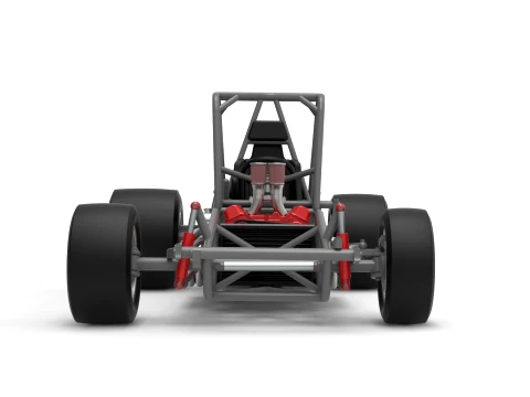 Vintage Pavement Silver Crown Car Base Scale 1 to 25 3D Print Model
