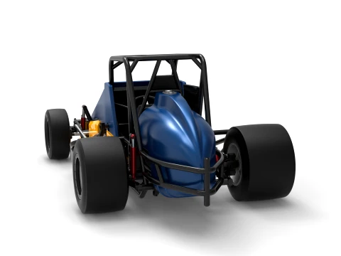 Vintage Pavement Silver Crown Car Scale 1 to 25 3D Print Model