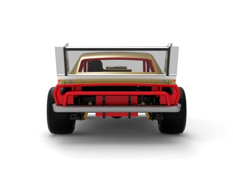Vintage Semi-Late Model Stock Car Scale 1 to 25 3D Print Model