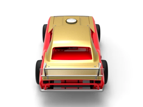 Vintage Semi-Late Model Stock Car Scale 1 to 25 3D Print Model