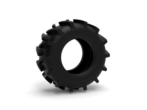 Tire of Redneck Rave Mud truck Version 2 Scale 1 to 25 3D Print Model
