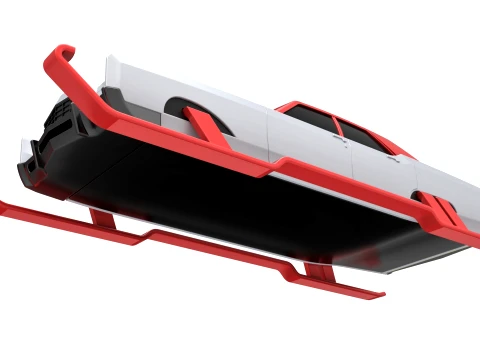 Car of Santa Scale 1 to 25 3D Print Model
