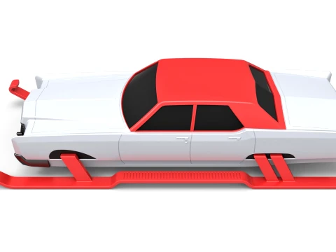 Car of Santa Scale 1 to 25 3D Print Model