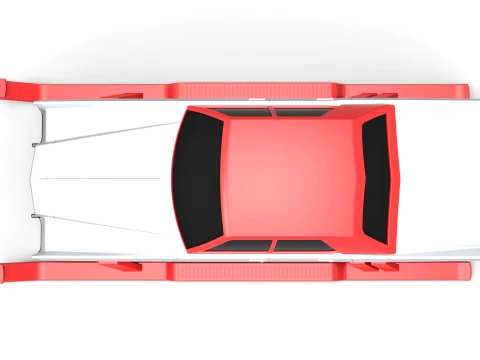 Car of Santa Scale 1 to 25 3D Print Model