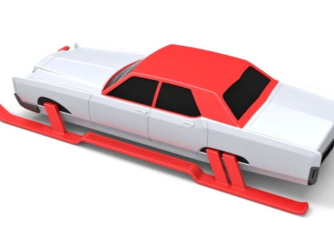 Car of Santa Scale 1 to 25 3D Print Model