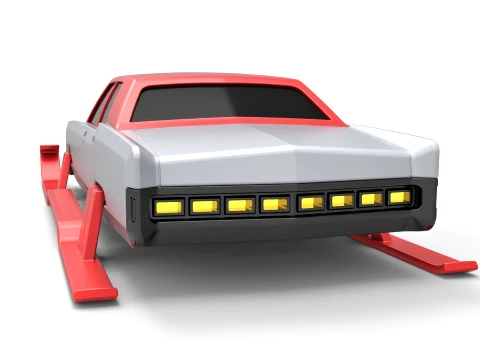 Car of Santa Scale 1 to 25 3D Print Model