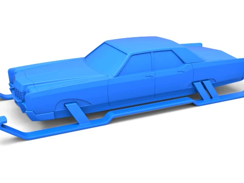 Car of Santa Scale 1 to 25 3D Print Model