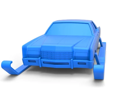 Car of Santa Scale 1 to 25 3D Print Model
