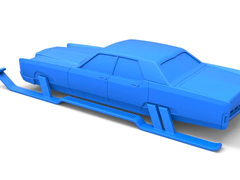 Car of Santa Scale 1 to 25 3D Print Model