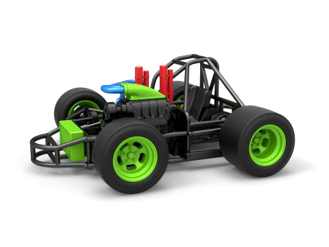 Concept crazy kart Scale 1 to 25 3D Print Model