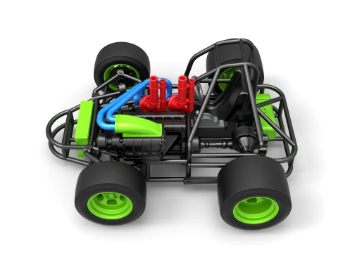 Concept crazy kart Scale 1 to 25 3D Print Model
