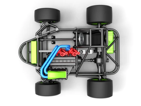 Concept crazy kart Scale 1 to 25 3D Print Model