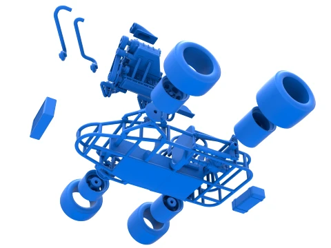 Concept crazy kart Scale 1 to 25 3D Print Model
