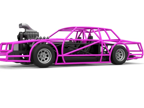 Exo car Scale 1 to 25 3D Print Model