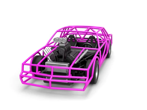 Exo car Scale 1 to 25 3D Print Model