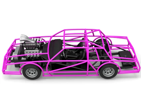 Exo car Scale 1 to 25 3D Print Model
