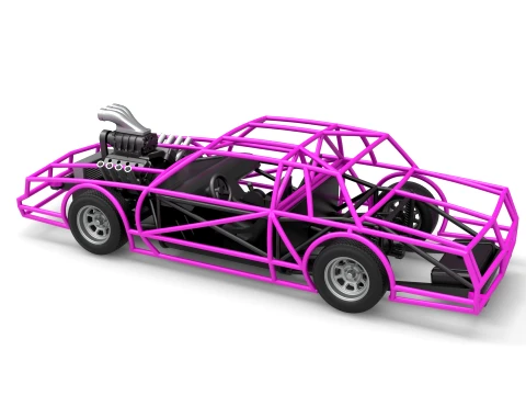 Exo car Scale 1 to 25 3D Print Model