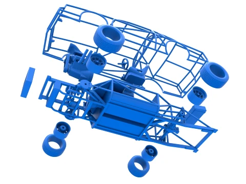 Exo car Scale 1 to 25 3D Print Model