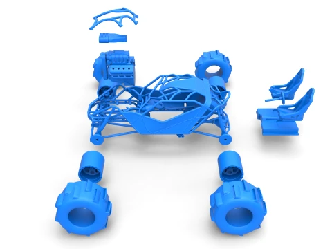 Formula Off Road Version 1 Scale 1 to 25 3D Print Model