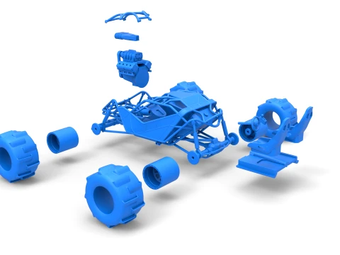 Formula Off Road Version 1 Scale 1 to 25 3D Print Model