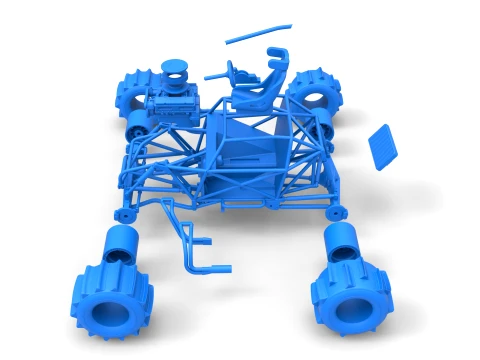 Formula Off Road Version 2 Base Scale 1 to 25 3D Print Model
