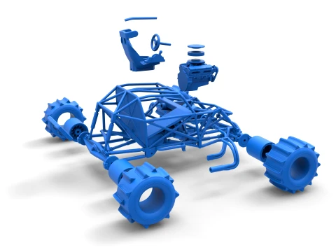 Formula Off Road Version 2 Base Scale 1 to 25 3D Print Model