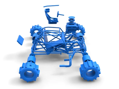 Formula Off Road Version 2 Base Scale 1 to 25 3D Print Model