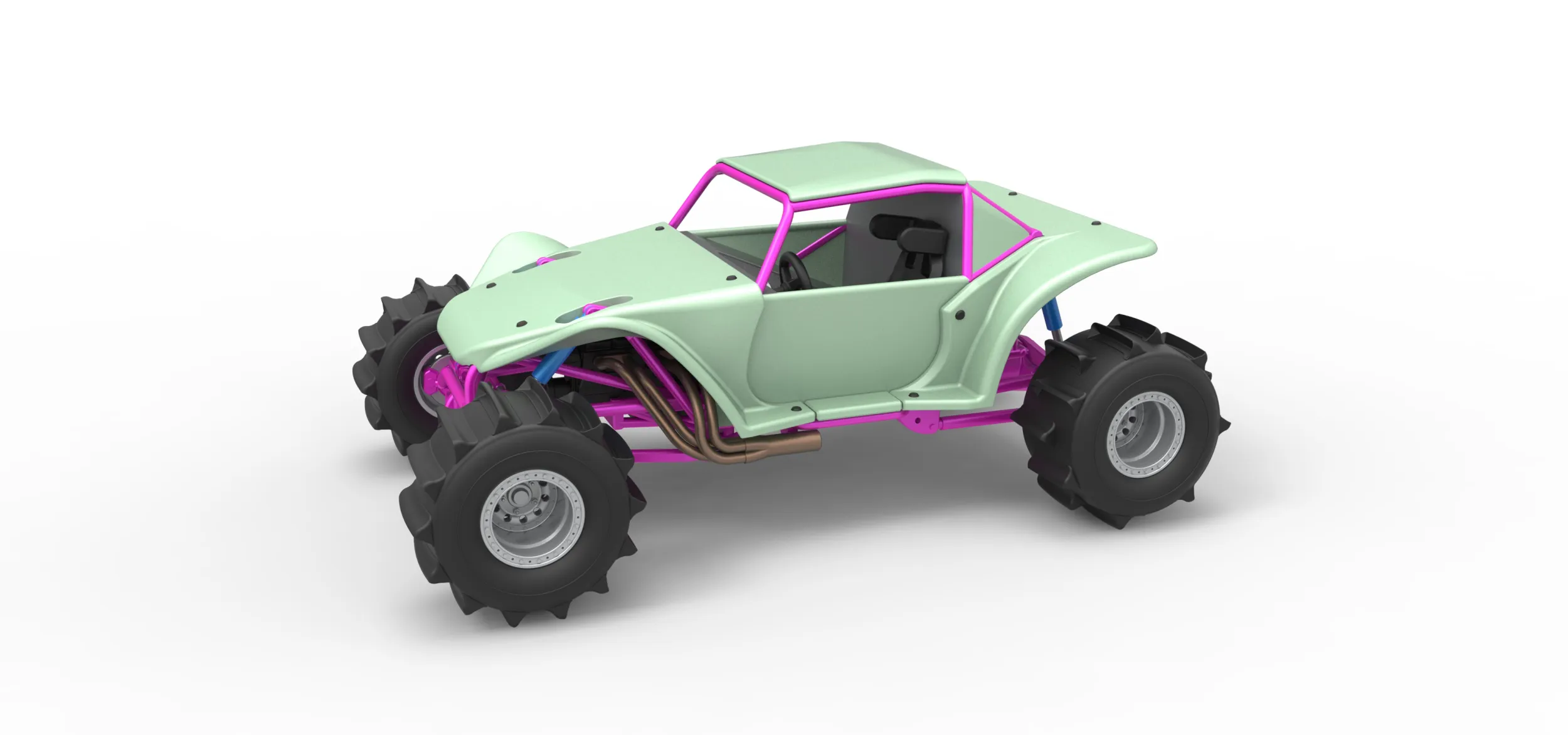 Formula Off Road Version 2 Scale 1 to 25 3D Print Model .c4d .max .obj .3ds .fbx .stl .blend 