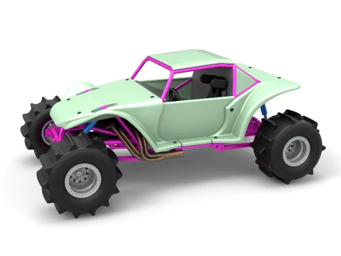 Formula Off Road Version 2 Scale 1 to 25 3D Print Model