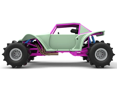 Formula Off Road Version 2 Scale 1 to 25 3D Print Model