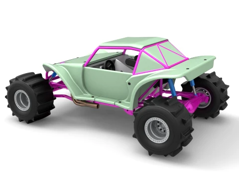 Formula Off Road Version 2 Scale 1 to 25 3D Print Model