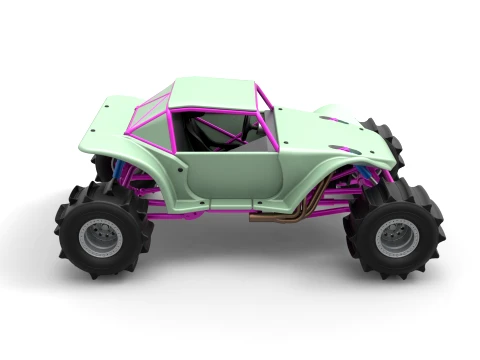 Formula Off Road Version 2 Scale 1 to 25 3D Print Model