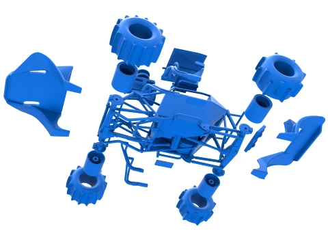 Formula Off Road Version 2 Scale 1 to 25 3D Print Model