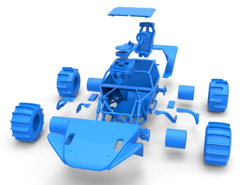 Formula Off Road Version 2 Scale 1 to 25 3D Print Model