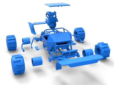 Formula Off Road Version 2 Scale 1 to 25 3D Print Model
