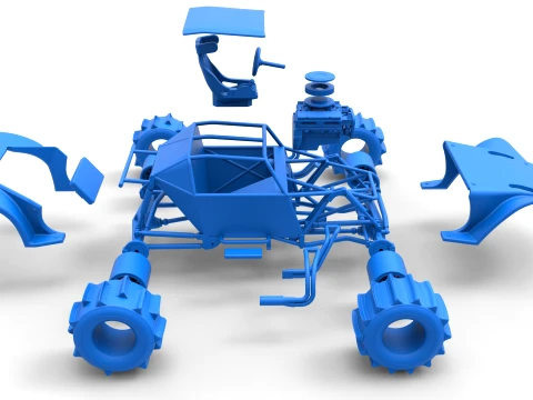Formula Off Road Version 2 Scale 1 to 25 3D Print Model