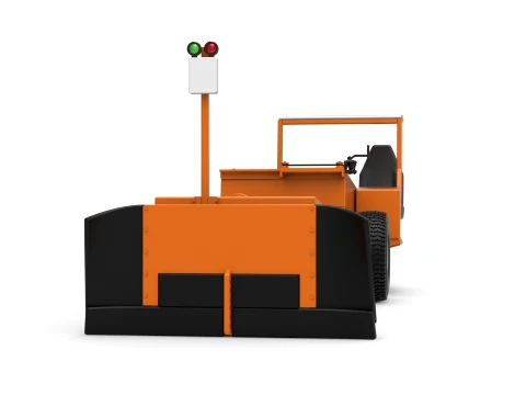 Garden Tractor pulling sled Scale 1 to 25 3D Print Model