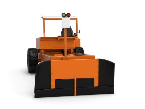 Garden Tractor pulling sled Scale 1 to 25 3D Print Model
