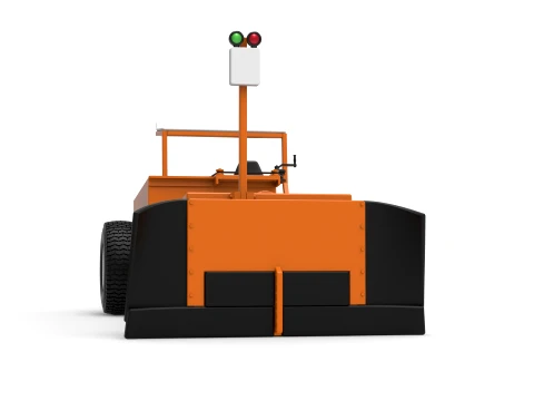 Garden Tractor pulling sled Scale 1 to 25 3D Print Model
