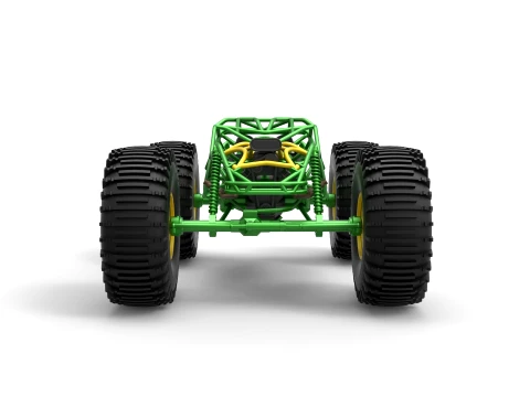 Rock bouncer on low-pressure wheels Scale 1 to 25 3D Print Model