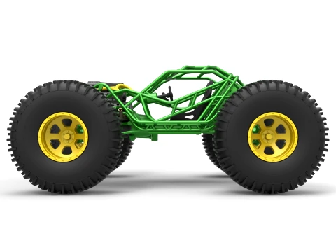 Rock bouncer on low-pressure wheels Scale 1 to 25 3D Print Model