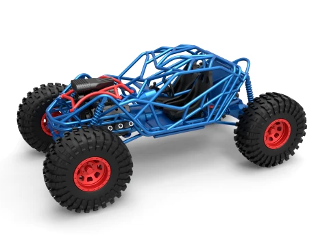 Rock bouncer Scale 1 to 25 3D Print Model