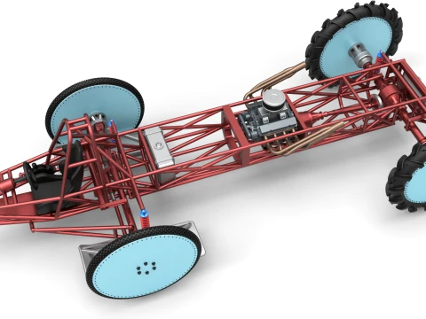 Swamp buggy Base Scale 1 to 25 3D Print Model