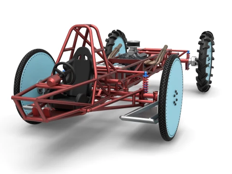Swamp buggy Base Scale 1 to 25 3D Print Model