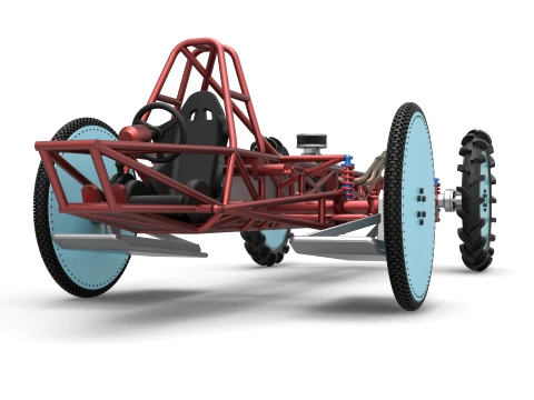 Swamp buggy Base Scale 1 to 25 3D Print Model
