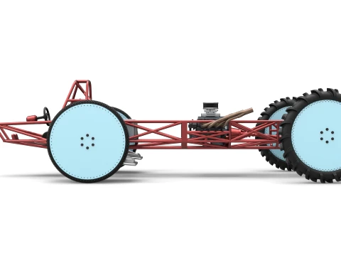 Swamp buggy Base Scale 1 to 25 3D Print Model