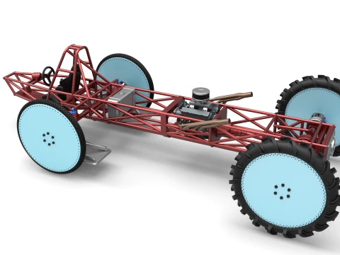 Swamp buggy Base Scale 1 to 25 3D Print Model
