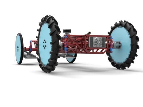 Swamp buggy Base Scale 1 to 25 3D Print Model