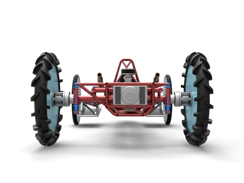 Swamp buggy Base Scale 1 to 25 3D Print Model