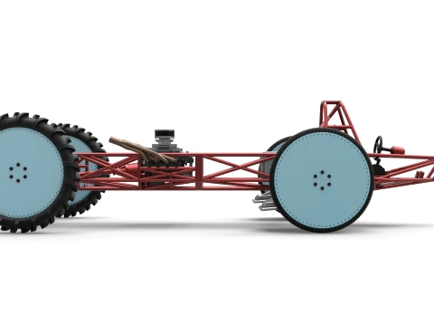 Swamp buggy Base Scale 1 to 25 3D Print Model